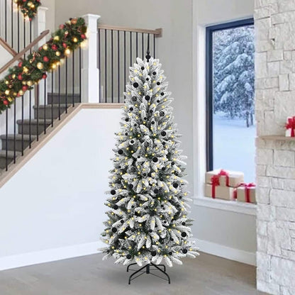 vidaXL Artificial Christmas Tree White 240 cm - 48543