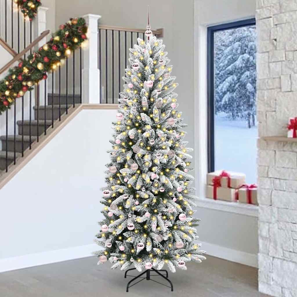 vidaXL Artificial Christmas Tree White 240 cm - 48550