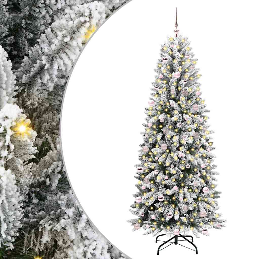 vidaXL Artificial Christmas Tree White 240 cm - 48550