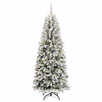 vidaXL Artificial Christmas Tree White 240 cm - 48550