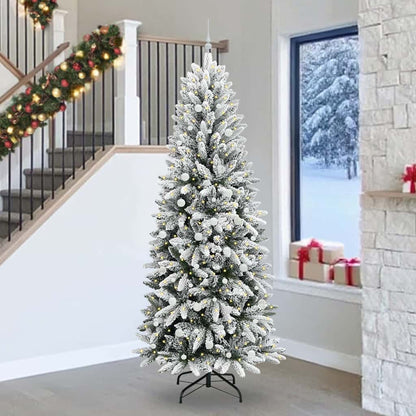 vidaXL Artificial Christmas Tree White 240 cm - 48555