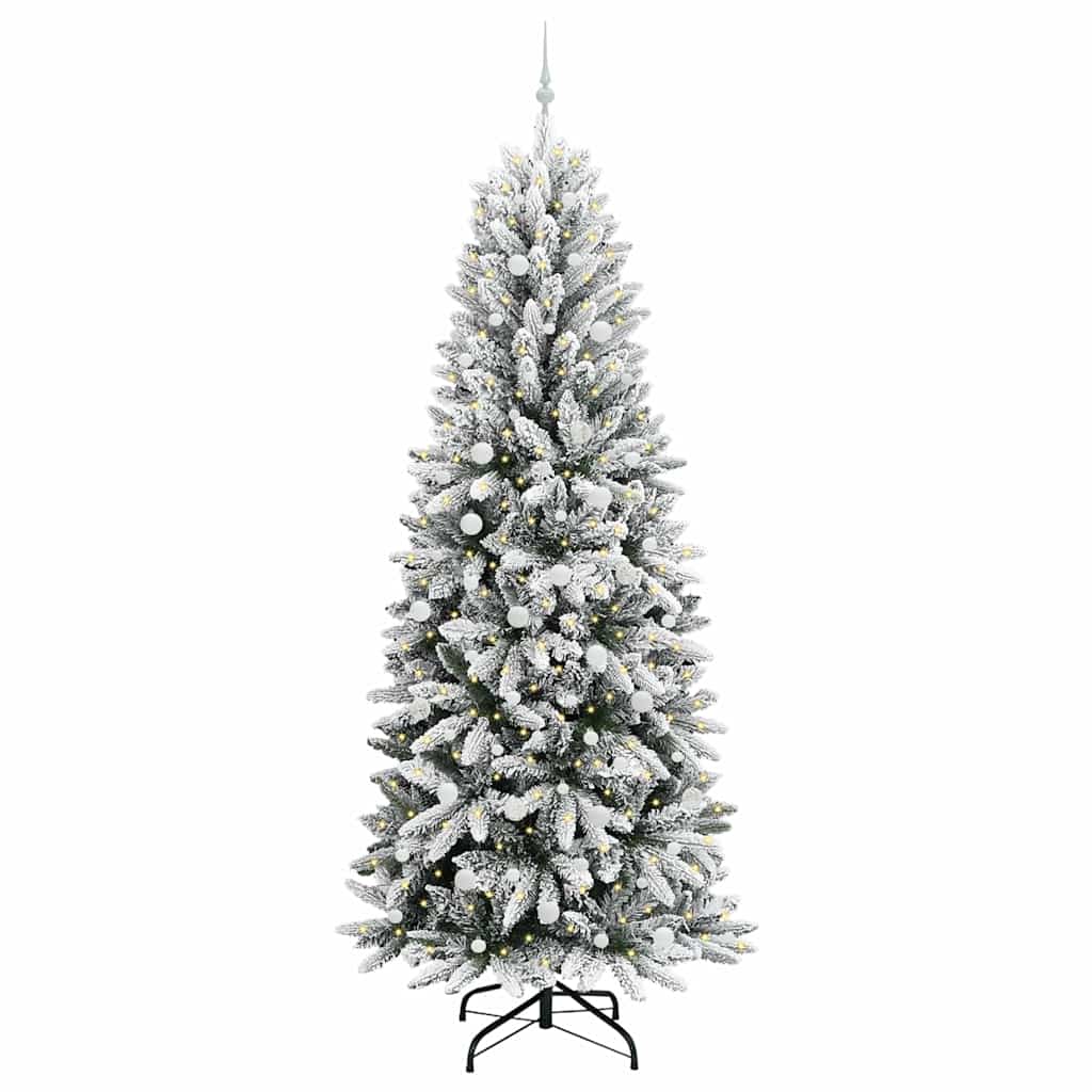 vidaXL Artificial Christmas Tree White 240 cm - 48555