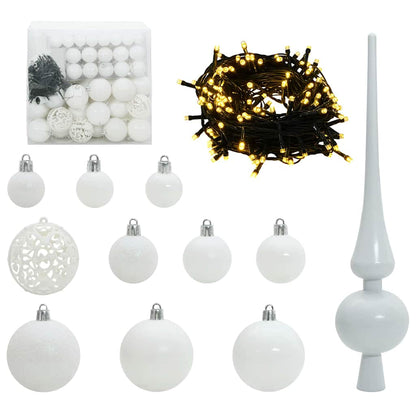 vidaXL Artificial Christmas Tree White 240 cm - 48555