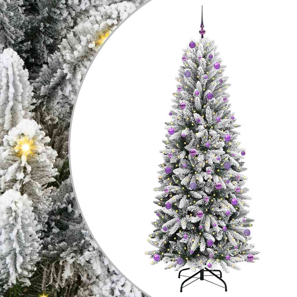 vidaXL Artificial Christmas Tree White 240 cm - 48559