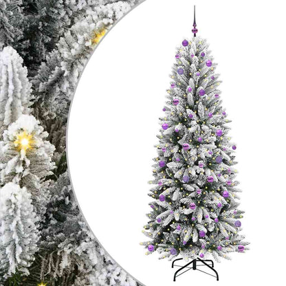 vidaXL Artificial Christmas Tree White 240 cm - 48559