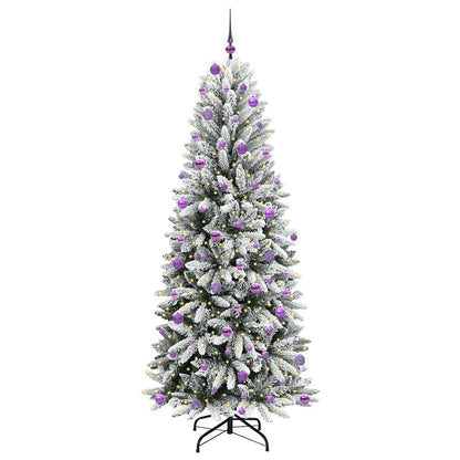 vidaXL Artificial Christmas Tree White 240 cm - 48559
