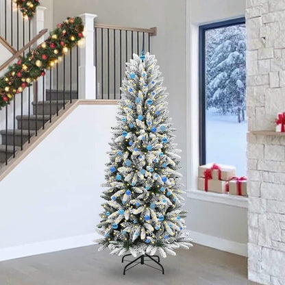 vidaXL Artificial Christmas Tree White 240 cm - 48562
