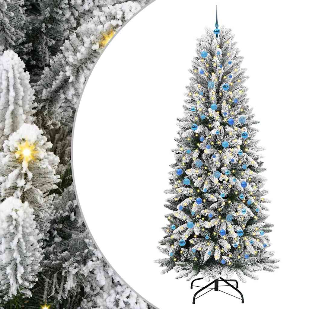 vidaXL Artificial Christmas Tree White 240 cm - 48562