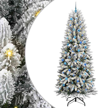 vidaXL Artificial Christmas Tree White 240 cm - 48562