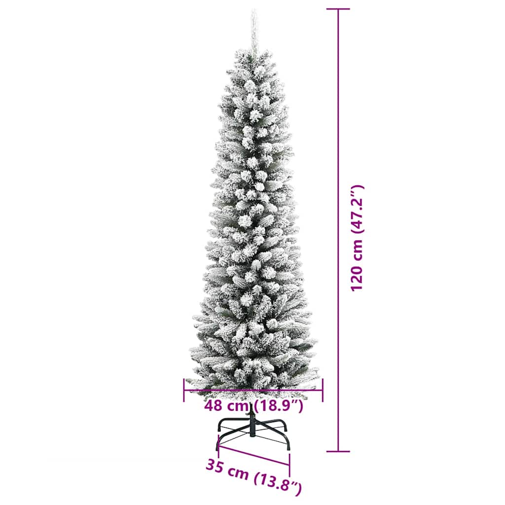 vidaXL Artificial Christmas Tree White 120 cm - 48588