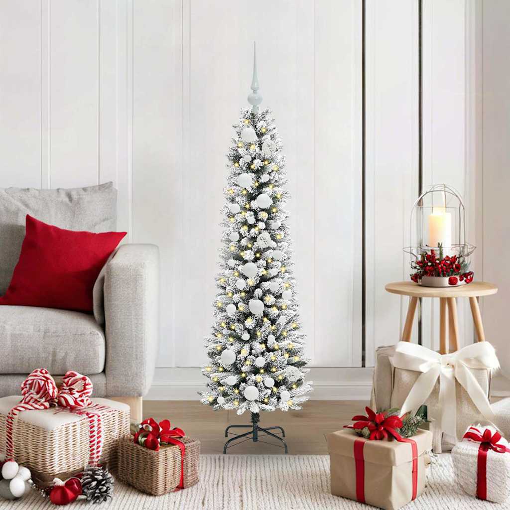 vidaXL Artificial Christmas Tree White 120 cm - 48599