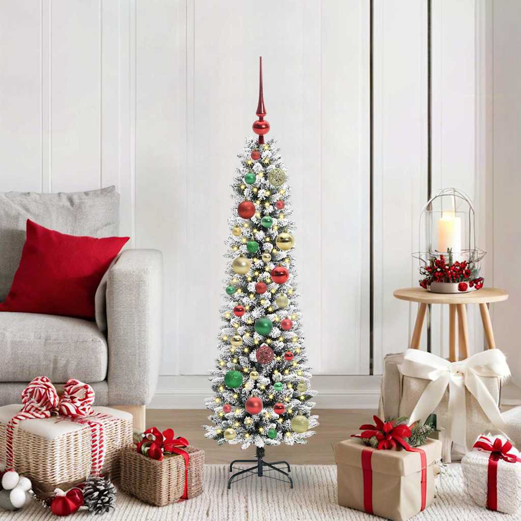 vidaXL Artificial Christmas Tree White 120 cm - 48634