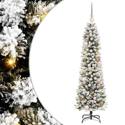 vidaXL Artificial Christmas Tree White 150 cm - 48639