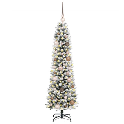 vidaXL Artificial Christmas Tree White 150 cm - 48639