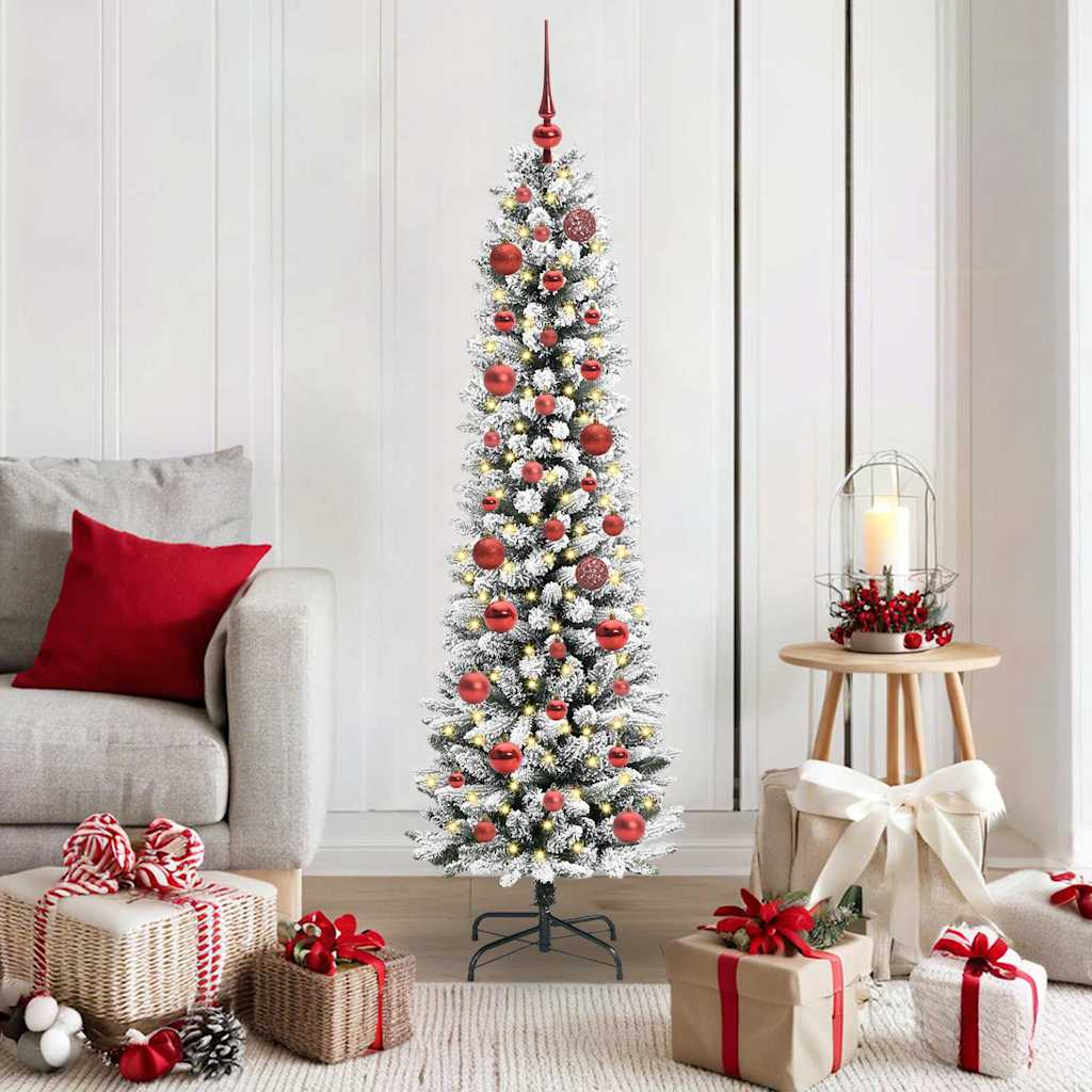 vidaXL Artificial Christmas Tree White 150 cm - 48640