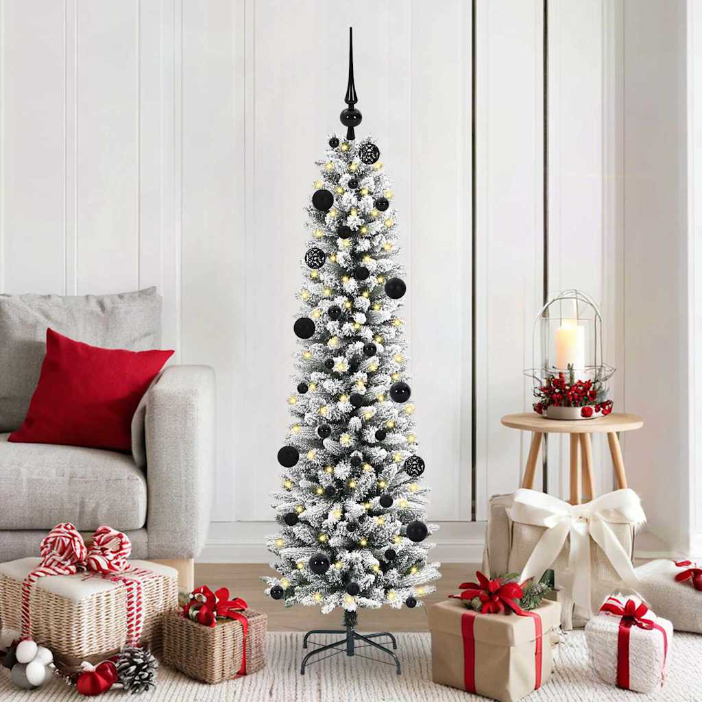 vidaXL Artificial Christmas Tree White 150 cm - 48653