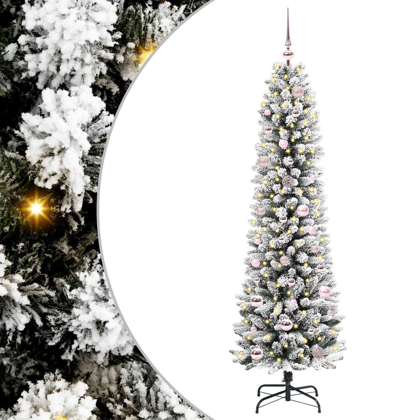 vidaXL Artificial Christmas Tree White 150 cm - 48654