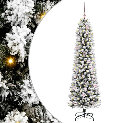 vidaXL Artificial Christmas Tree White 150 cm - 48654