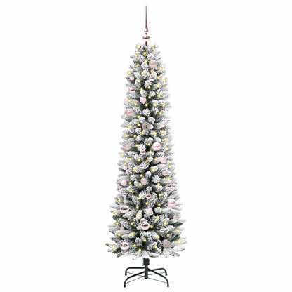 vidaXL Artificial Christmas Tree White 150 cm - 48654