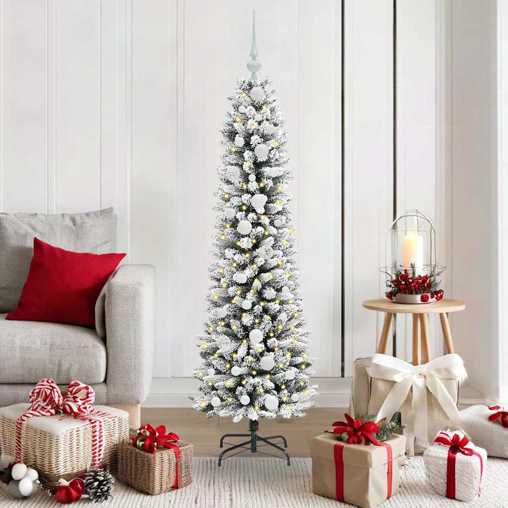 vidaXL Artificial Christmas Tree White 150 cm - 48661