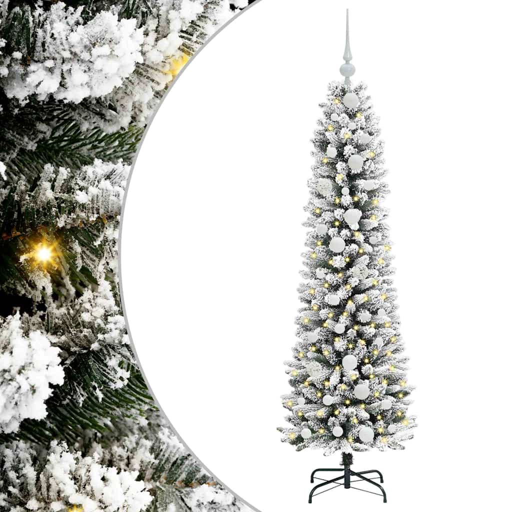 vidaXL Artificial Christmas Tree White 150 cm - 48661