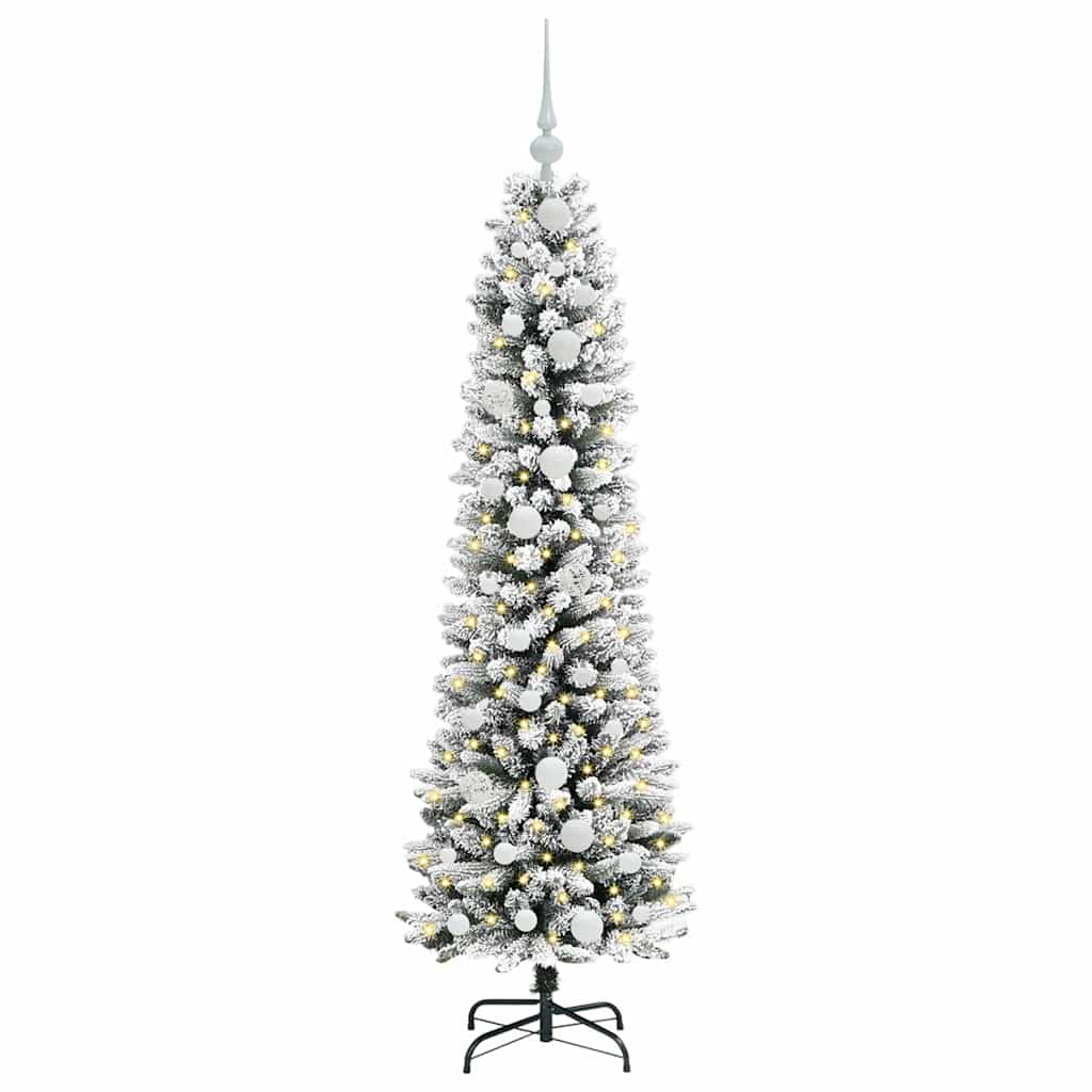 vidaXL Artificial Christmas Tree White 150 cm - 48661