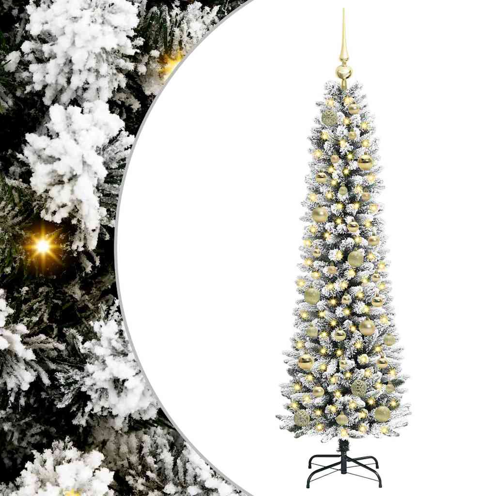 vidaXL Artificial Christmas Tree White 150 cm - 48666