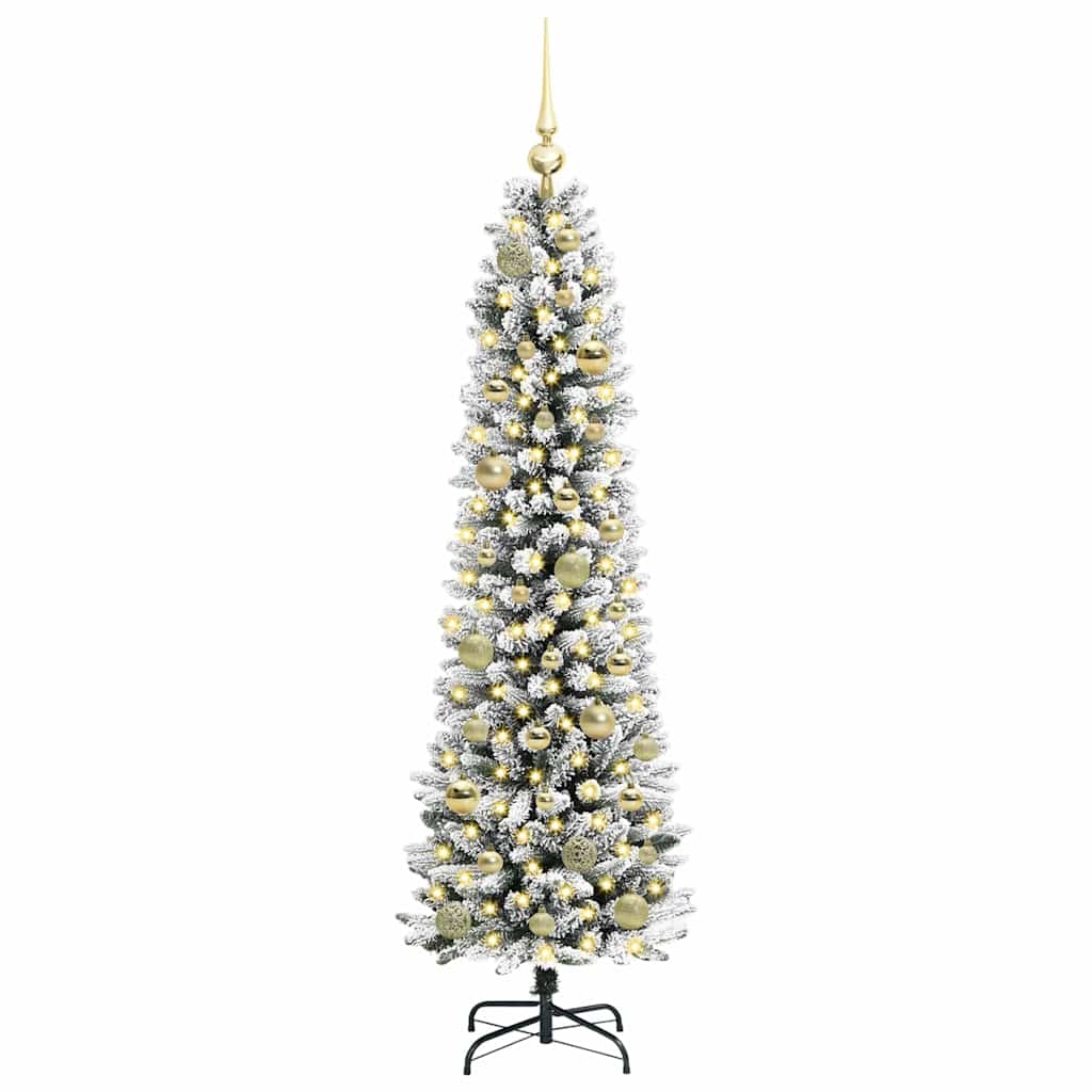 vidaXL Artificial Christmas Tree White 150 cm - 48666