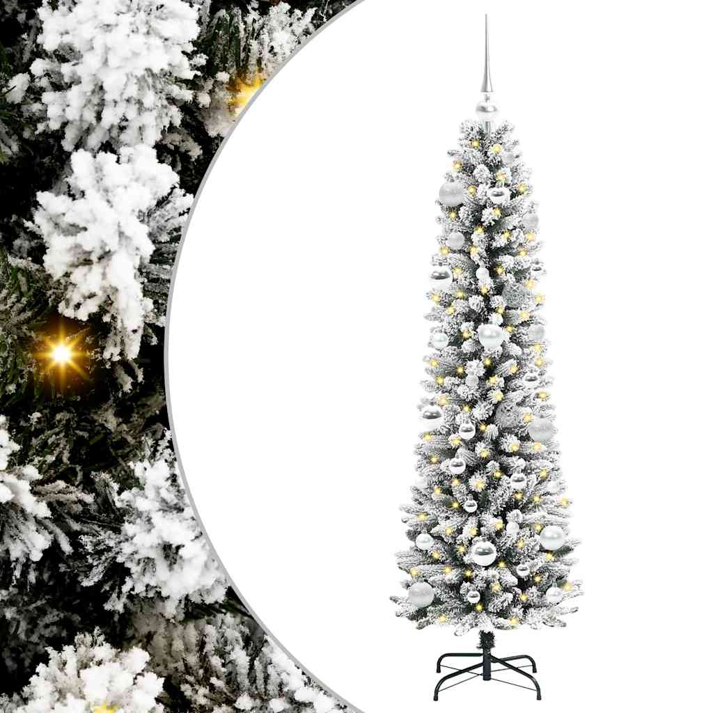 vidaXL Artificial Christmas Tree White 150 cm - 48677