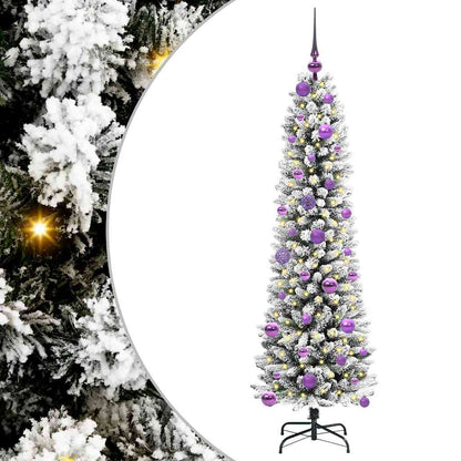 vidaXL Artificial Christmas Tree White 150 cm - 48678