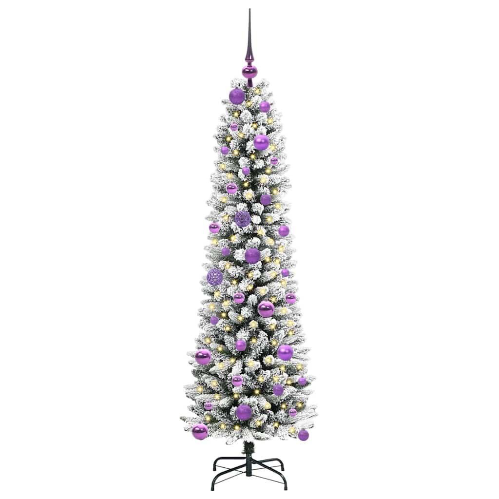 vidaXL Artificial Christmas Tree White 150 cm - 48678