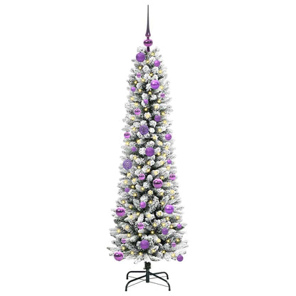 vidaXL Artificial Christmas Tree White 150 cm - 48678
