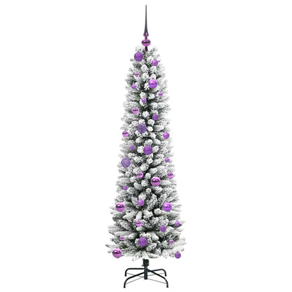 vidaXL Artificial Christmas Tree White 150 cm - 48678