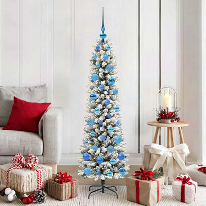 vidaXL Artificial Christmas Tree White 150 cm - 48685