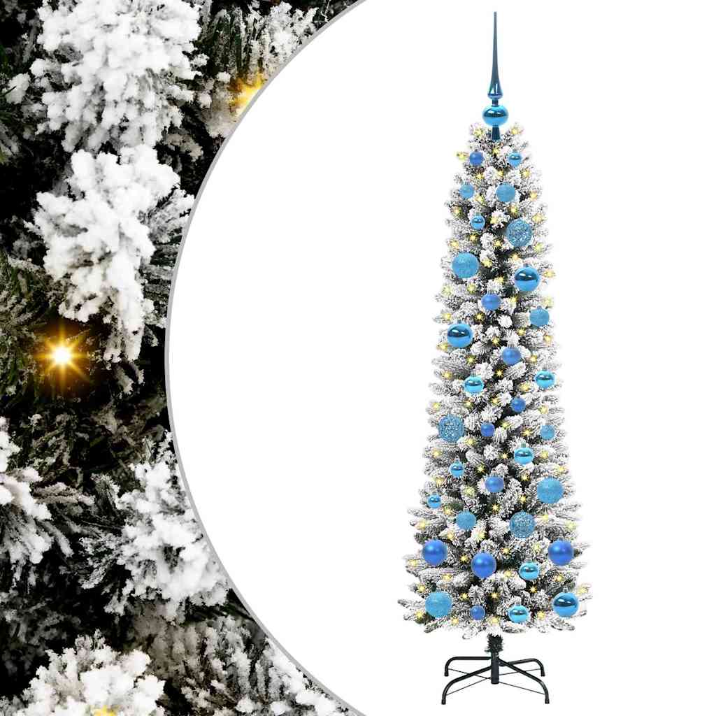 vidaXL Artificial Christmas Tree White 150 cm - 48685