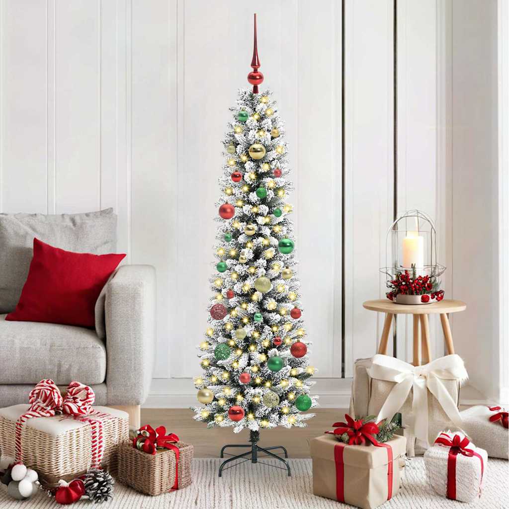vidaXL Artificial Christmas Tree White 150 cm - 48688