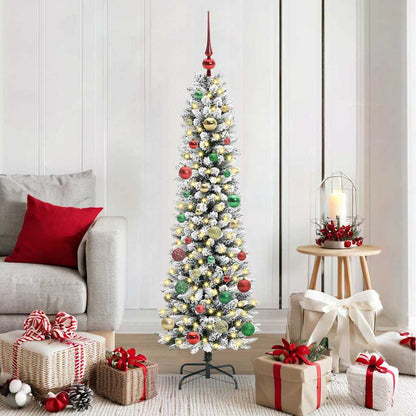 vidaXL Artificial Christmas Tree White 150 cm - 48688