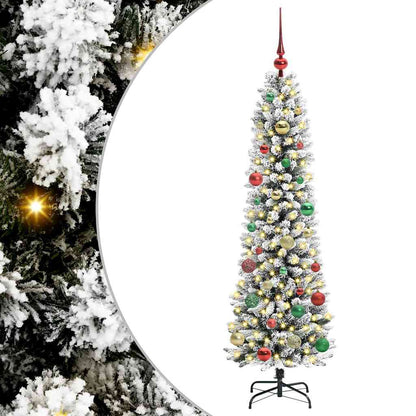 vidaXL Artificial Christmas Tree White 150 cm - 48688