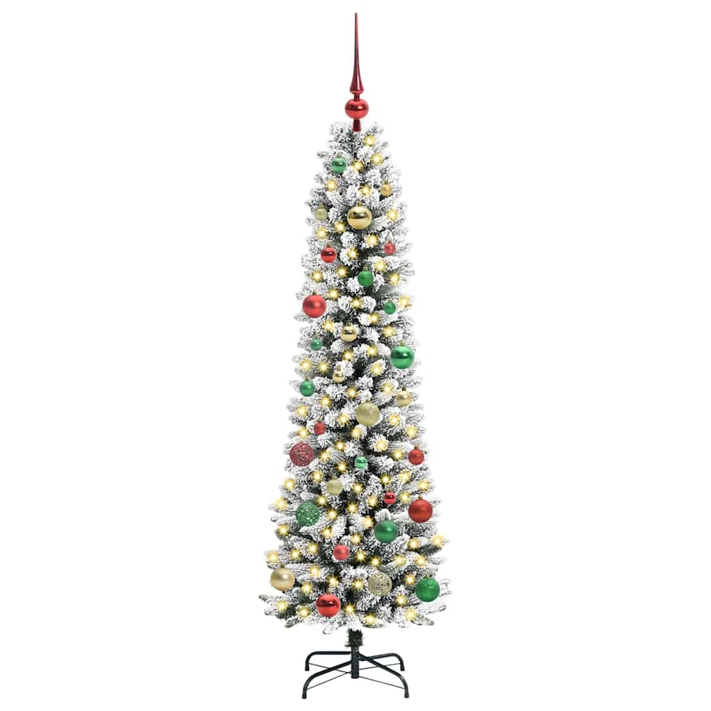 vidaXL Artificial Christmas Tree White 150 cm - 48688
