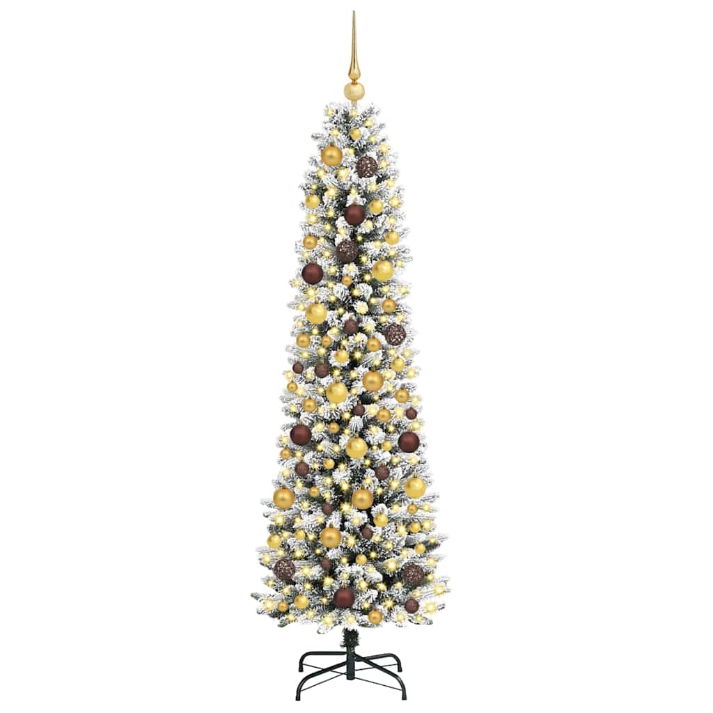vidaXL Artificial Christmas Tree White 180 cm - 48689