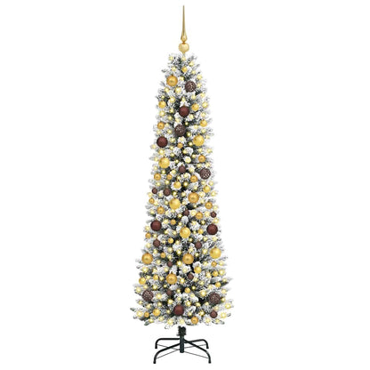 vidaXL Artificial Christmas Tree White 180 cm - 48689
