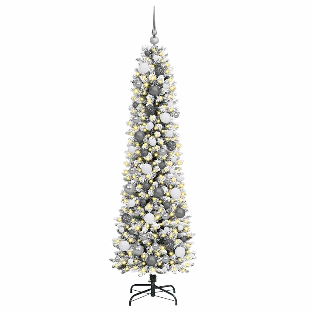 vidaXL Artificial Christmas Tree White 180 cm - 48698