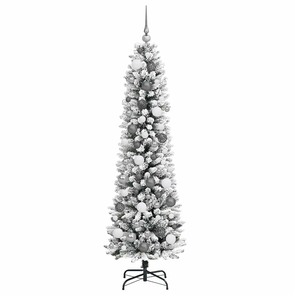 vidaXL Artificial Christmas Tree White 180 cm - 48698