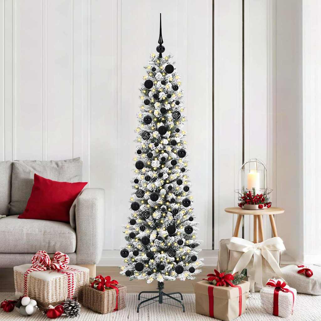 vidaXL Artificial Christmas Tree White 180 cm - 48709