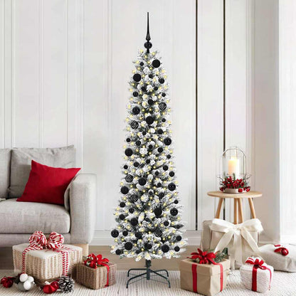 vidaXL Artificial Christmas Tree White 180 cm - 48709