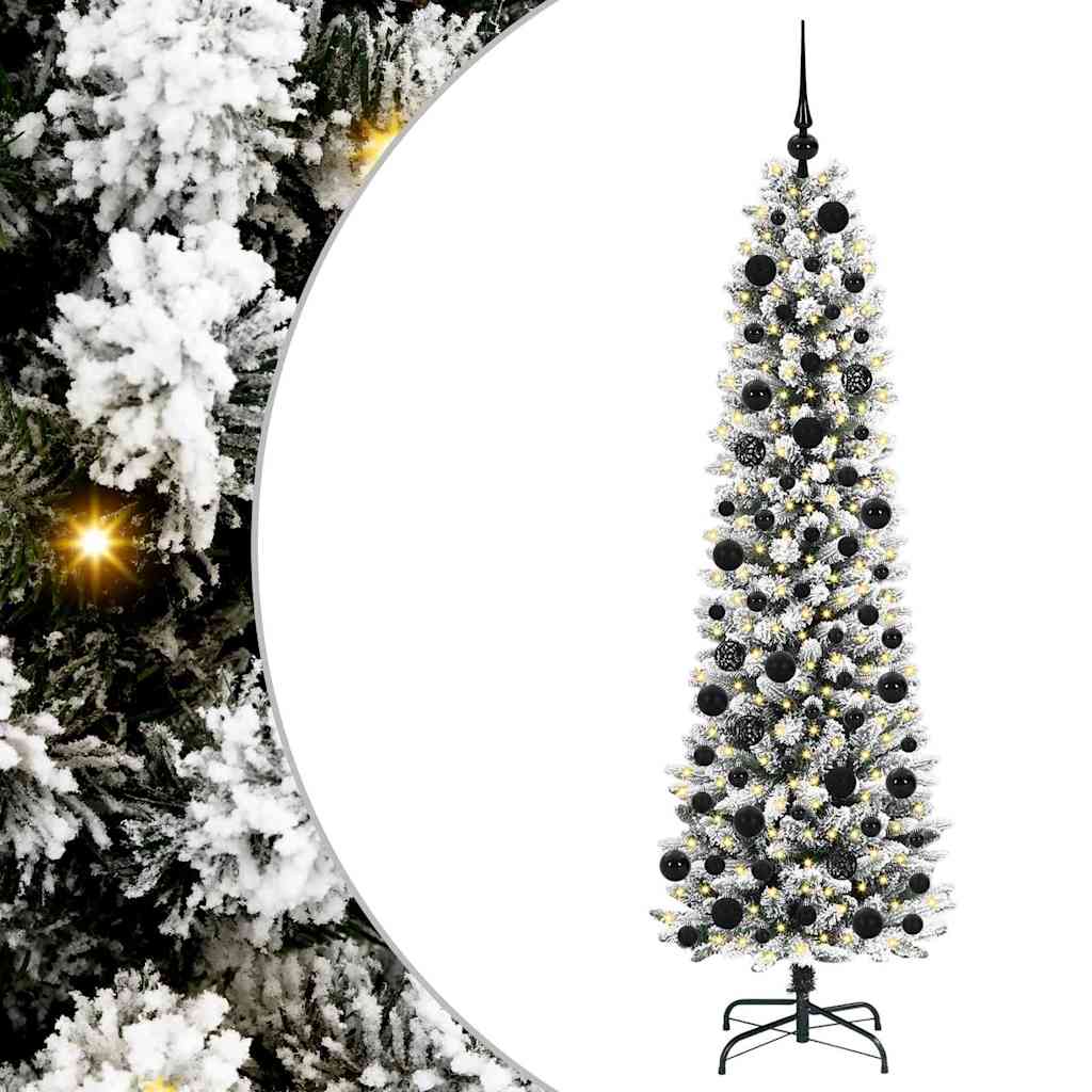 vidaXL Artificial Christmas Tree White 180 cm - 48709