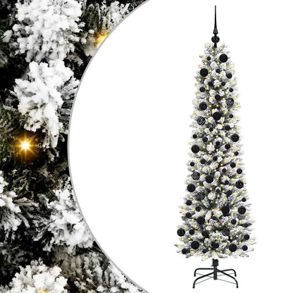 vidaXL Artificial Christmas Tree White 180 cm - 48709