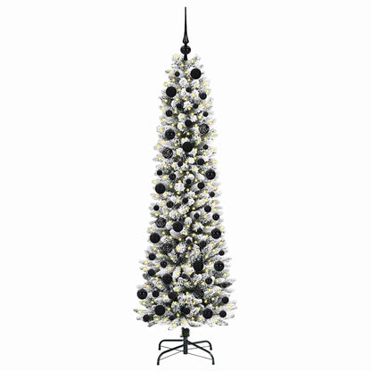 vidaXL Artificial Christmas Tree White 180 cm - 48709