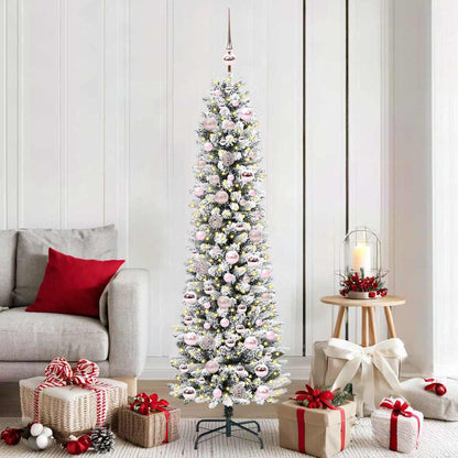 vidaXL Artificial Christmas Tree White 180 cm - 48710