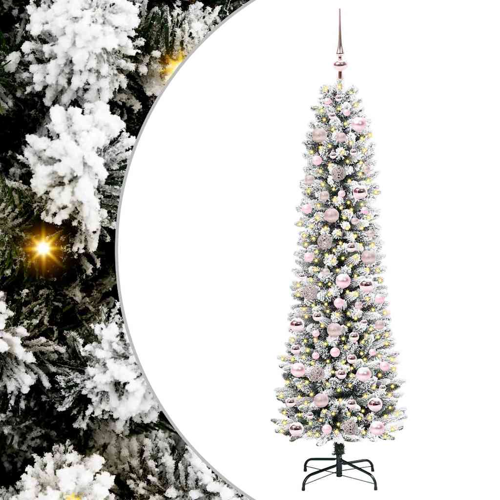 vidaXL Artificial Christmas Tree White 180 cm - 48710
